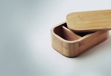Logo trade promotional item photo of: Bamboo lunch box 650ml LADEN